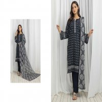 REGALIA SALINA BLACK AND WHITE CHAPTER 4 WHOLESALE LAWN ORIGINAL PAKISTANI SUITS