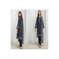 REGALIA SALINA BLACK AND WHITE CHAPTER 4 WHOLESALE LAWN ORIGINAL PAKISTANI SUITS
