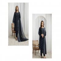 REGALIA SALINA BLACK AND WHITE CHAPTER 4 WHOLESALE LAWN ORIGINAL PAKISTANI SUITS