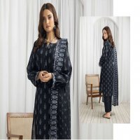 REGALIA SALINA BLACK AND WHITE CHAPTER 4 WHOLESALE LAWN ORIGINAL PAKISTANI SUITS
