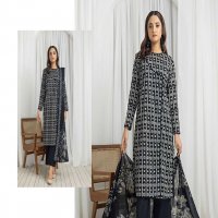 REGALIA SALINA BLACK AND WHITE CHAPTER 4 WHOLESALE LAWN ORIGINAL PAKISTANI SUITS