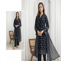 REGALIA SALINA BLACK AND WHITE CHAPTER 4 WHOLESALE LAWN ORIGINAL PAKISTANI SUITS