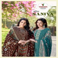 VANDANA CREATION SANIYA VOL-1 WHOLESALE PURE HEAVY RAYON WITH DESIGNER PRINTED DRESS MATERIAL