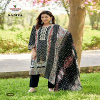 VANDANA CREATION SANIYA VOL-1 WHOLESALE PURE HEAVY RAYON WITH DESIGNER PRINTED DRESS MATERIAL