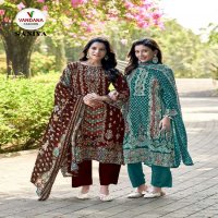 VANDANA CREATION SANIYA VOL-1 WHOLESALE PURE HEAVY RAYON WITH DESIGNER PRINTED DRESS MATERIAL