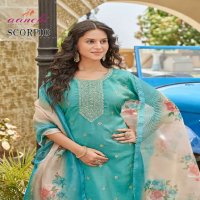 AANCHI PRESENT SCORPIO WHOLESALE READYMADE 3 PCS STRAIGHT CONCEPT SUITS