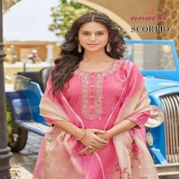 AANCHI PRESENT SCORPIO WHOLESALE READYMADE 3 PCS STRAIGHT CONCEPT SUITS