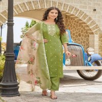 AANCHI PRESENT SCORPIO WHOLESALE READYMADE 3 PCS STRAIGHT CONCEPT SUITS