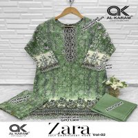 AL KARAM ZARA VOL-2 WHOLESALE READYMADE PAKISTANI KARACHI KURTI PANT WITH DUPATTA