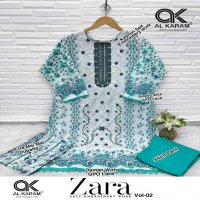 AL KARAM ZARA VOL-2 WHOLESALE READYMADE PAKISTANI KARACHI KURTI PANT WITH DUPATTA