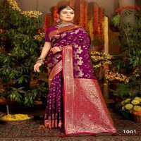 SAROJ GULAB SILK SAROSKI VOL-1 WHOLESALE SOFT SILK CONTRAST RICH PALLU WITH HEAVY SWAROSKI WORK DESIGNER SAREES