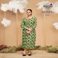 RADHIKA LIFESTYLE ALISHA VOL 3 RAYON READYMADE PLUS SIZE LONG KURTIS