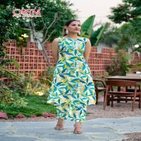 OSSM SUMMER THREADS VOL 3 READYMADE COTTON CLASSIC KURTI WITH PANT
