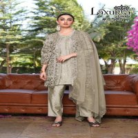 LAXURIA TRENDZ 1525 VICHITRA SIMMER DESIGNER FULL STITCH CO-ORD STYLE 3PCS DRESS