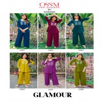 GLAMOUR BY OSSM FULLY STITCH COTTON FLEX UNIQUE CO-ORD SETS ONLINE