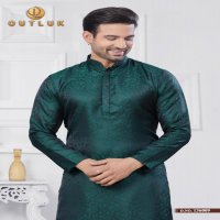 OUTLUK VOL 136 JACQUARD SILK READYMADE CLASSIC MENS KURTA PAJAMA WHOLESALER