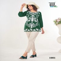 RABBIT BY BLUE HILLS RAYON READYMADE WESTERN TOP FOR GIRLS