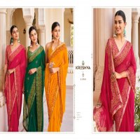 KRESHVA SUHANA DANI GEORGETTE TRADITIONAL SAREE FOR EVERY OCCASION