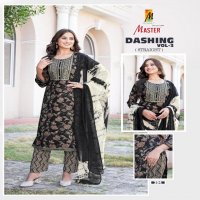 MASTER DASHING VOL 3 CAPSULE PRINT READYMADE FASHIONABLE 3PCS DRESS