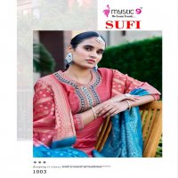 MYSTIC 9 SUFI VOL 1 BANGLORE SILK FULLY STITCH GORGEOUS LOOK SALWAR KAMEEZ SET