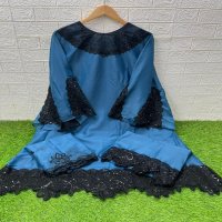 LAXURIA TRENDZ 1516 STAR GEORGETTE FULLY STITCH DESIGNER PAKISTANI 3PCS DRESS