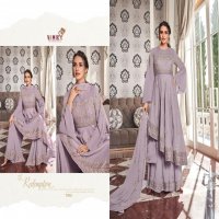 RIYAAZ BY VAMIKA GEORGETTE EMBROIDERY TRADITIONAL READYMADE TOP WITH PLAZZO & DUPATTA SET