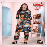 NAVKAR KHUSHI VOL 1 RAYON READYMADE STYLISH KURTI WITH PANT SUPPLIER