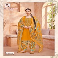 ALOK SUITS LAUNCH NUSRAT E PATIYALA VOL 21 UNSTITCHED ZAM STYLE PATIYALA SUITS