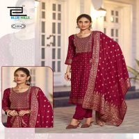 BLUE HILLS LAUNCH MADHURI RAYON FANCY READYMADE SUITS
