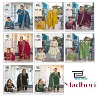 BLUE HILLS LAUNCH MADHURI RAYON FANCY READYMADE SUITS