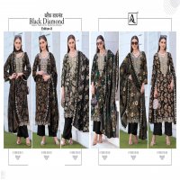 ALOK SUIT LAUNCH BLACK DIAMOND VOL 8 RAYON PAKISTANI SUITS
