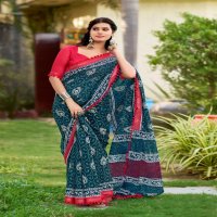 SR PUMPUM VOL 15 MUL MUL COTTON UNIQUE DESIGN SAREE