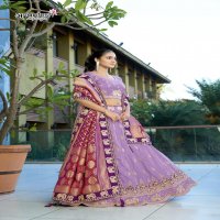 ANANTESH LIFESTYLE 5046 COSMOS VISCOSE SEMI STITCH STYLISH LEHENGA BLOUSE WITH DUPATTA
