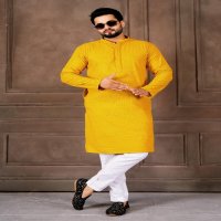 SHAAB JI VOL 1 RAYON SHIFLLI READYMADE FASHIONABLE DESIGN MENS KURTA
