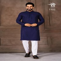 SHAAB JI VOL 1 RAYON SHIFLLI READYMADE FASHIONABLE DESIGN MENS KURTA