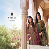 NUSRAT VOL 5 BY BELLIZA DESIGNER MODAL VISCOSE MUSLIN PAKISTANI UNSTITCHED SUITS