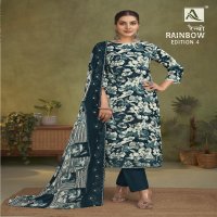 ALOK LAUNCH RAINBOW VOL 4 COTTON PAKISTANI STYLE SUIT FOR WOMEN