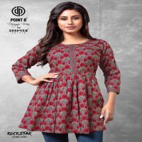 POINT 8 DEEPTEX PRINTS LAUNCH ROCKSTAR VOL 1 COTTON PLUS SIZE WESTERN STYLISH TOP
