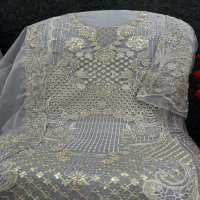 SAJIDA DESIGNER LAUNCH SARA VOL 1047ABCD ORGANZA EMBRODERIED HEAVY PAKISTANI COLLECTION