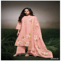 GANGA FARYAT S3523 WHOLESALE PREMIUM COTTON PRINTED WITH HANDWORK CLASSIC SUITS