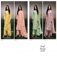 GANGA FARYAT S3523 WHOLESALE PREMIUM COTTON PRINTED WITH HANDWORK CLASSIC SUITS