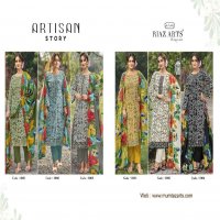 RIAZ ARTS LAUNCH ARTISAN STORY WHOLESALE PURE KARACHI CAMBRIC LAWN DIGITAL PRINT WITH EMBROIDERY PAKISTANI SUITS