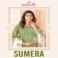 AANCHI SUMERA ROMAN SHIMMER FULLY STITCH ETHNIC STYLE LADIES SUITS