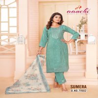 AANCHI SUMERA ROMAN SHIMMER FULLY STITCH ETHNIC STYLE LADIES SUITS
