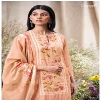 GANGA PRESENT FRANCIS S3570 WHOLESALE PREMIUM COTTON MAL PRINTED WITH HANDWORK CLASSIC SUITS ONLINE