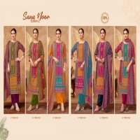 ALOK SUIT PRESENT SANA NOOR VOL 2 REYON EXCLUSIVE PRINT HAND WORKED SALWAR KAMEEZ