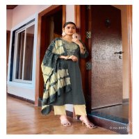 DOLLY VOL 8 BY MYSTIC 9 RAYON DOBBY FULLY STITCH CASUAL 3PCS DRESS