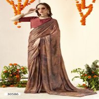 VALLABHI PRINTS SHREYA VOL 3 CASUAL BRASSO SAREE FOR WOMENS