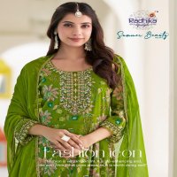 SUMMER BEAUTY VOL 4 BY RADHIKA LIFESTYLE COTTON FULL STITCH BIG SIZE INDIAN LADIES SUIT