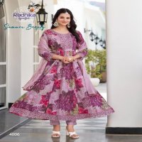SUMMER BEAUTY VOL 4 BY RADHIKA LIFESTYLE COTTON FULL STITCH BIG SIZE INDIAN LADIES SUIT